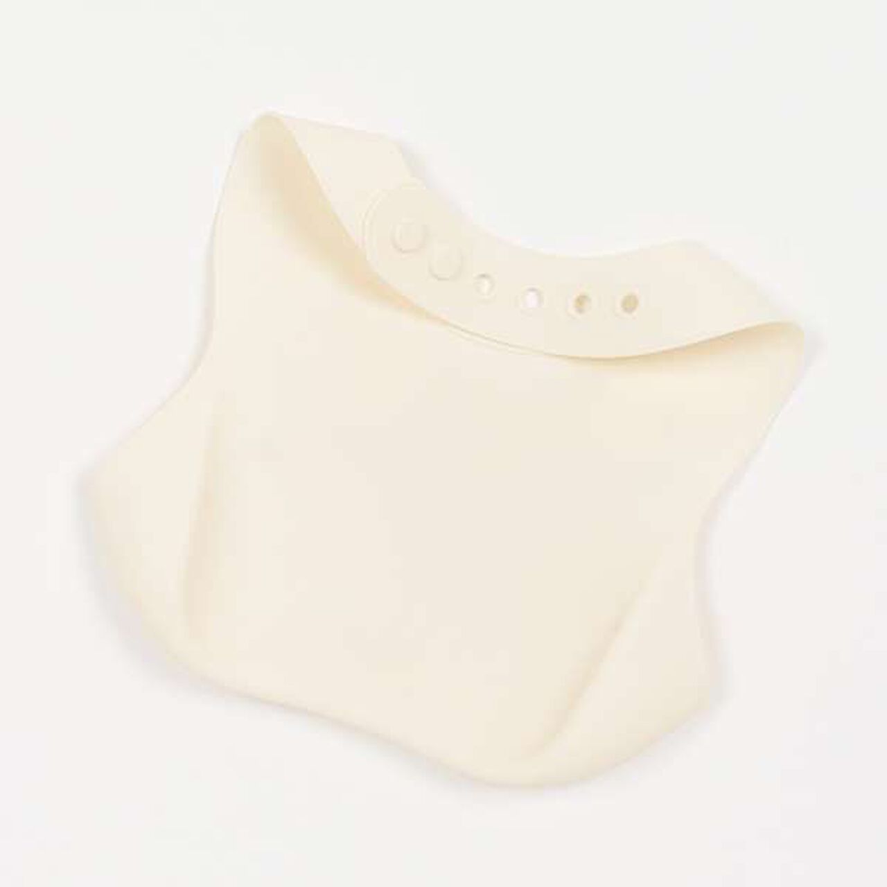 Silicone Feeding Bib,Ivory, large image number 1
