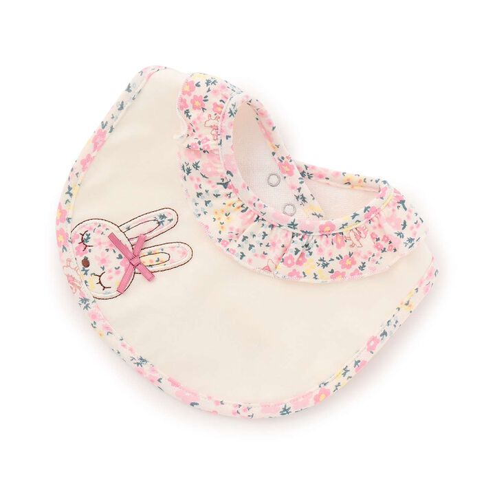 [KP &times; Akachan no Shiro Collaboration] Floral Mimi Bib,, medium