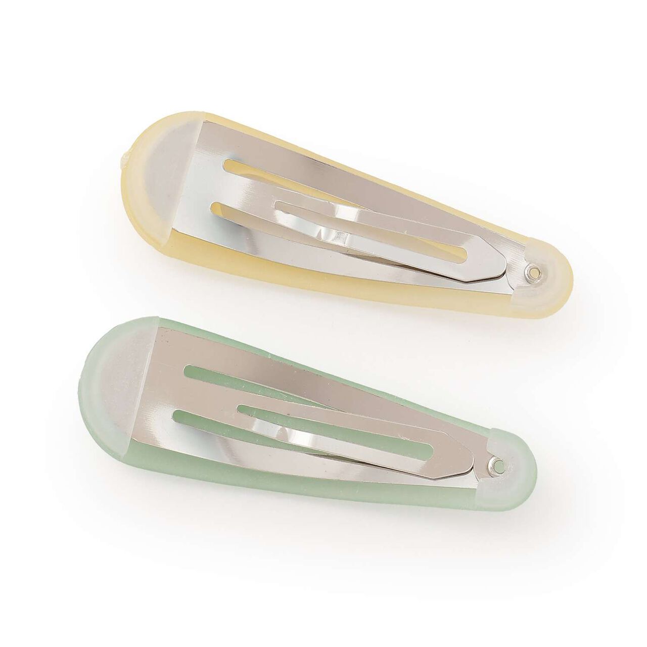 Sheer Mini Hair Clip,Sax blue, large image number 1