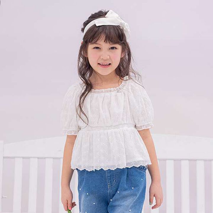 Sheer Blouse,Off white, medium image number 12