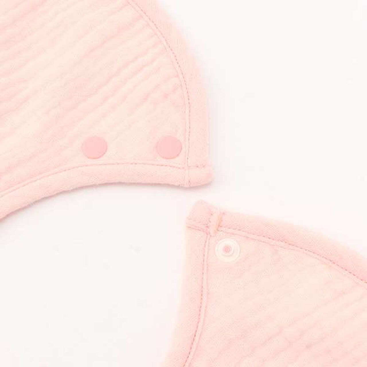 Gauze Bunny Bib,Pink, large image number 2