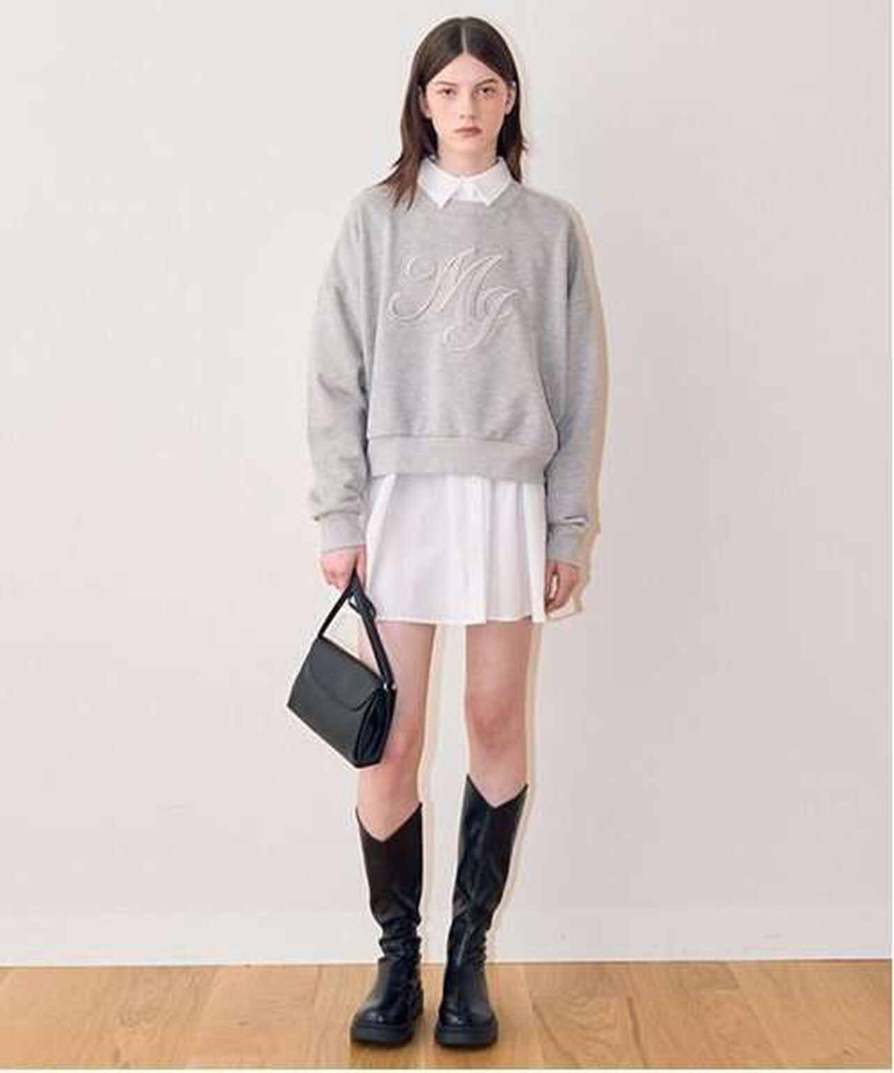 Shirt One-Piece Dress,Off white, large image number 11