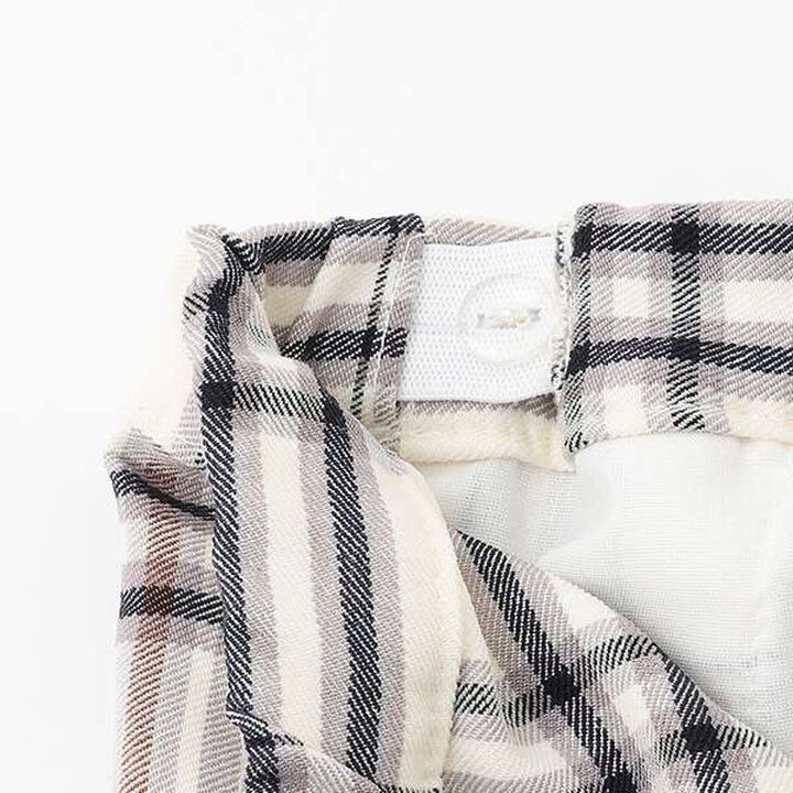 Check Stretch Pants,Navy, medium image number 3