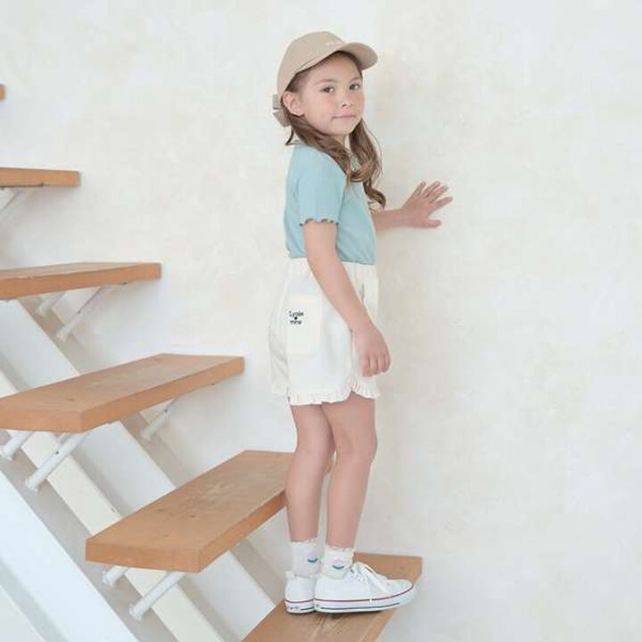 Frill Hem Shorts,Ivory, medium image number 19