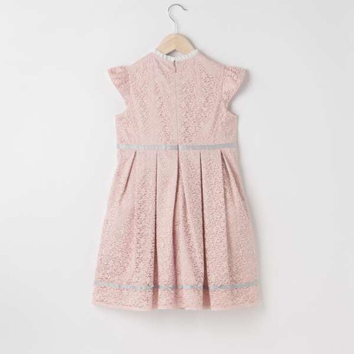 [Kids] Lace Dress,Pink, medium image number 1