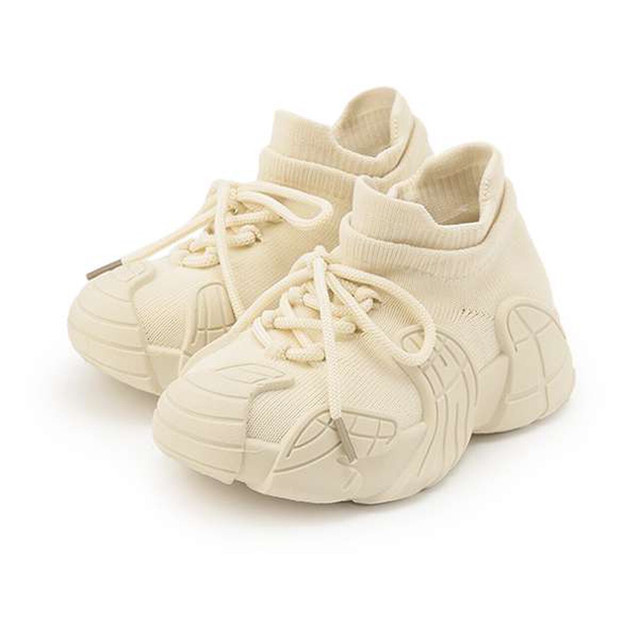 Knit Slip-Ons,Ivory, large image number 1