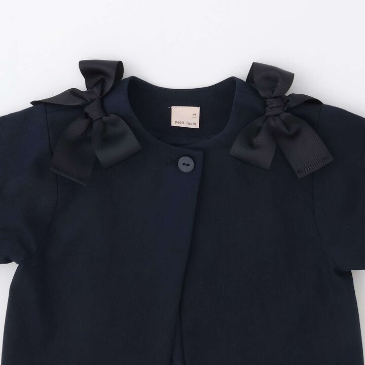 Ribbon Short Jacket,Navy, medium image number 8