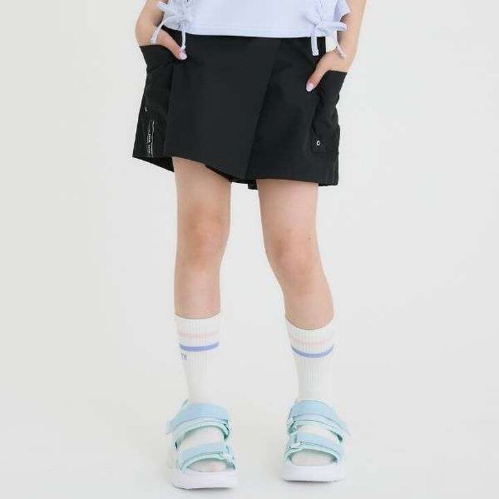 [Land and Water Use] Wrap Skirt Shorts,Black, medium image number 17
