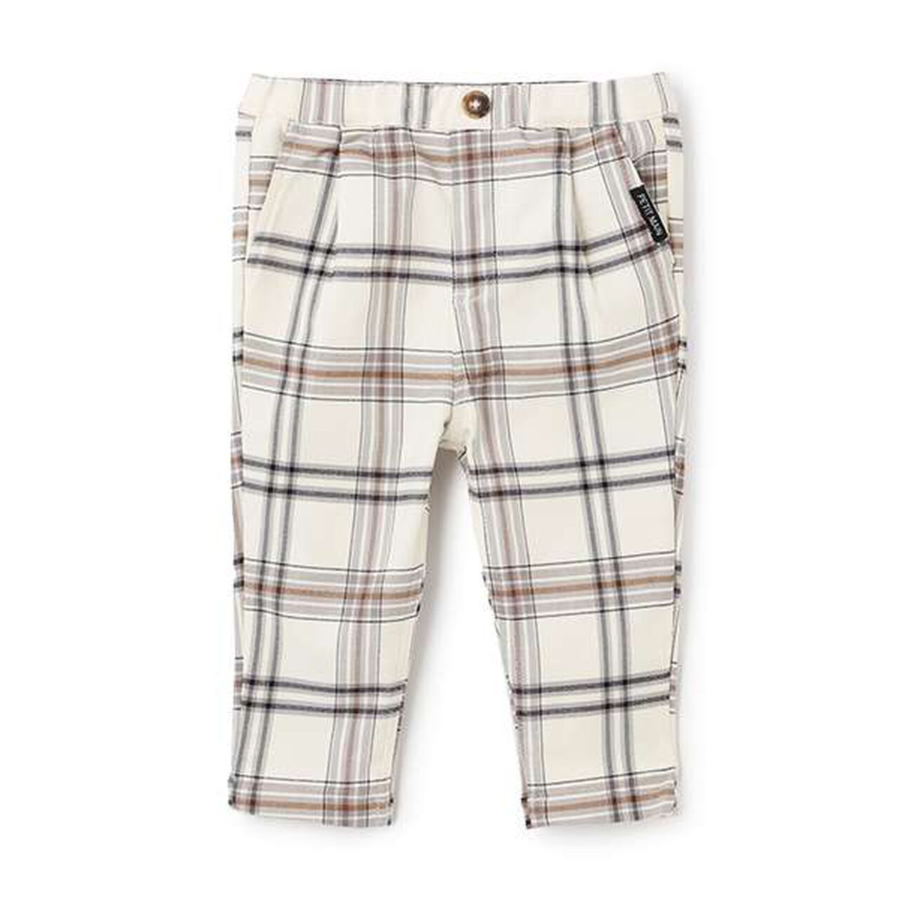 Check Stretch Pants,Navy, large image number 10