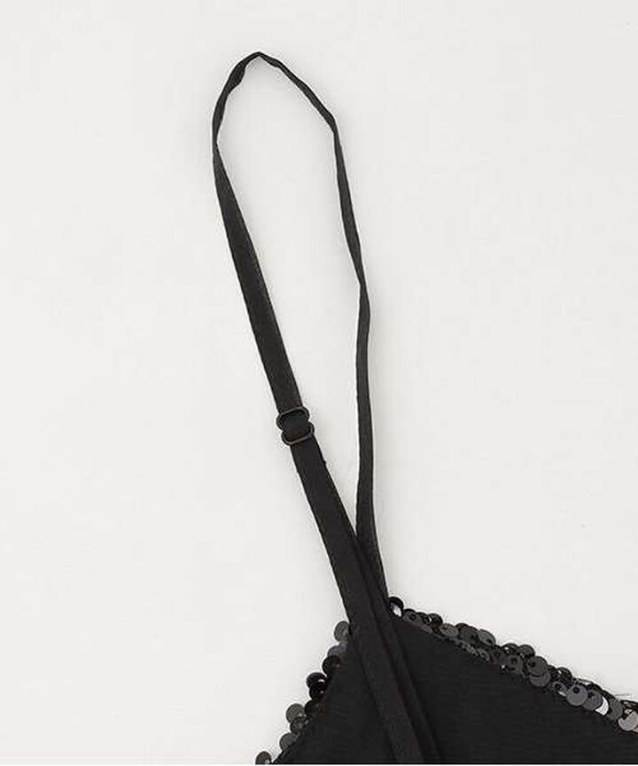 Sequin Bustier,Black, medium image number 9