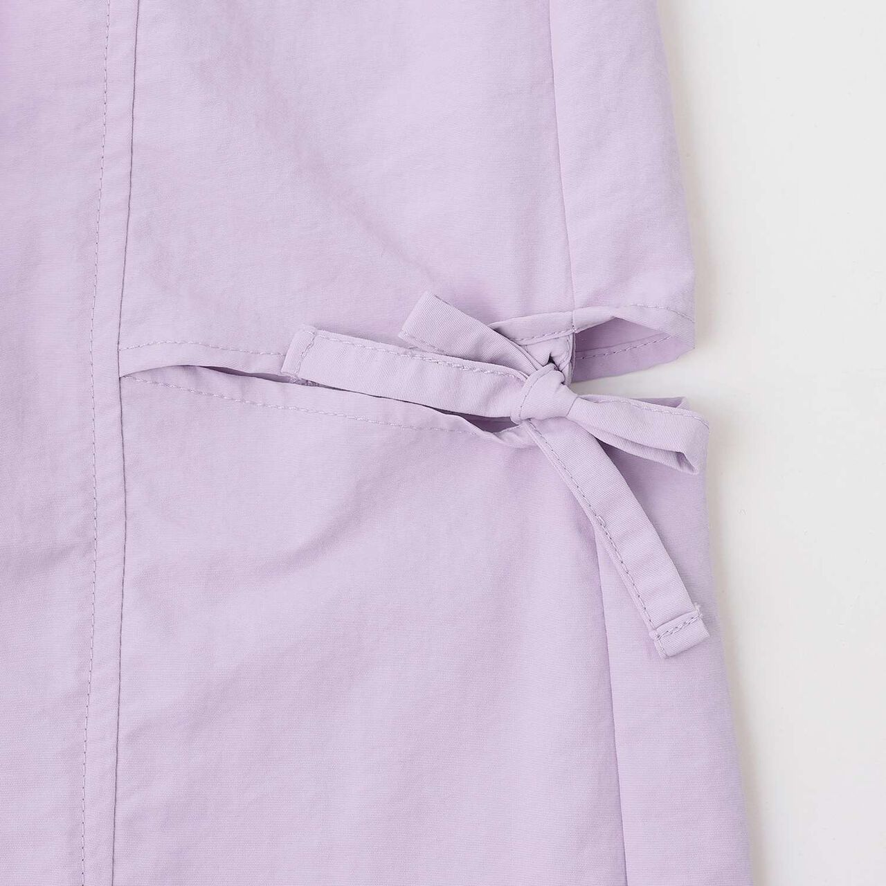 Water-Repellent Slit Cargo Pants,Black, large image number 14