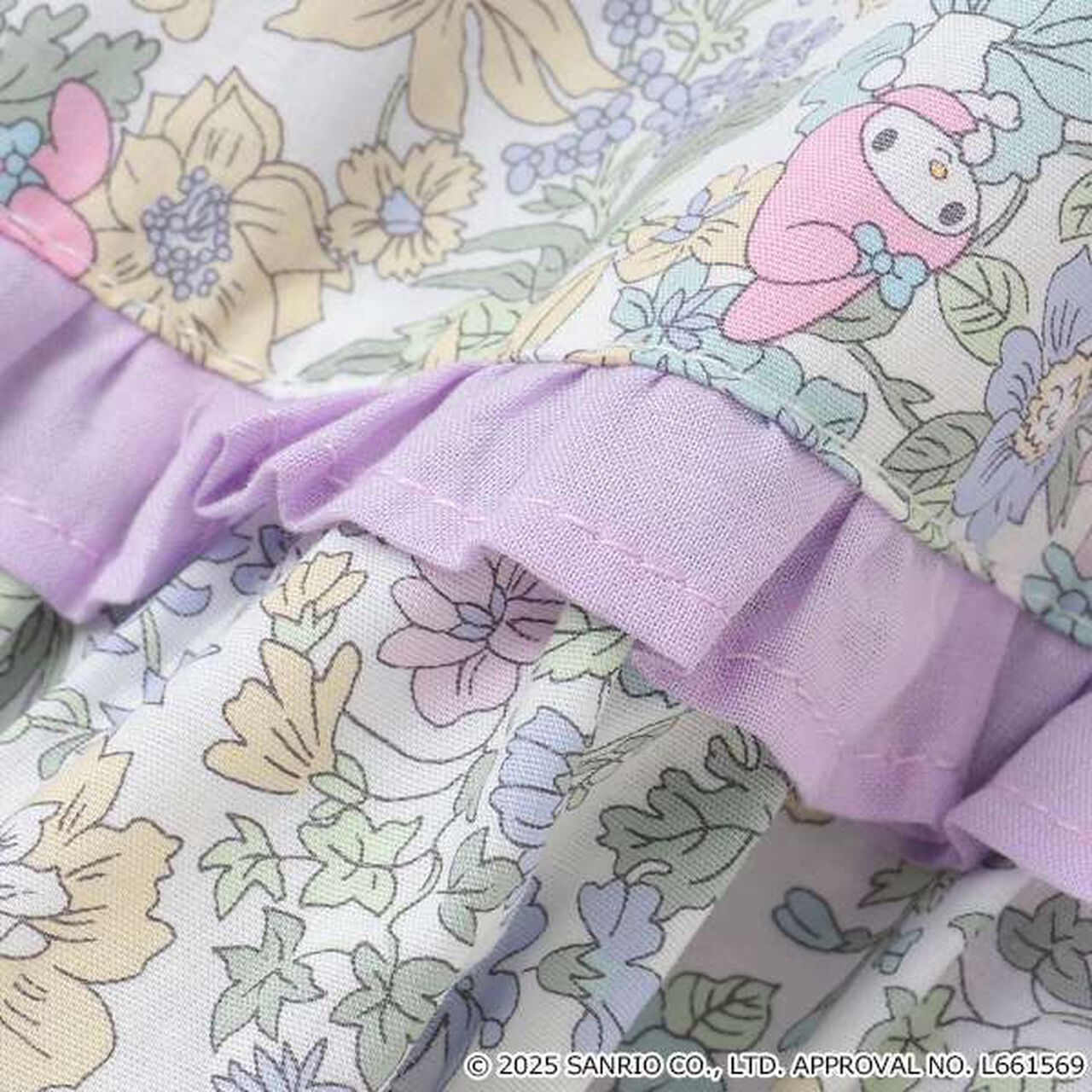 [My Melody] Liberty Baby Suit,Coral red, large image number 9