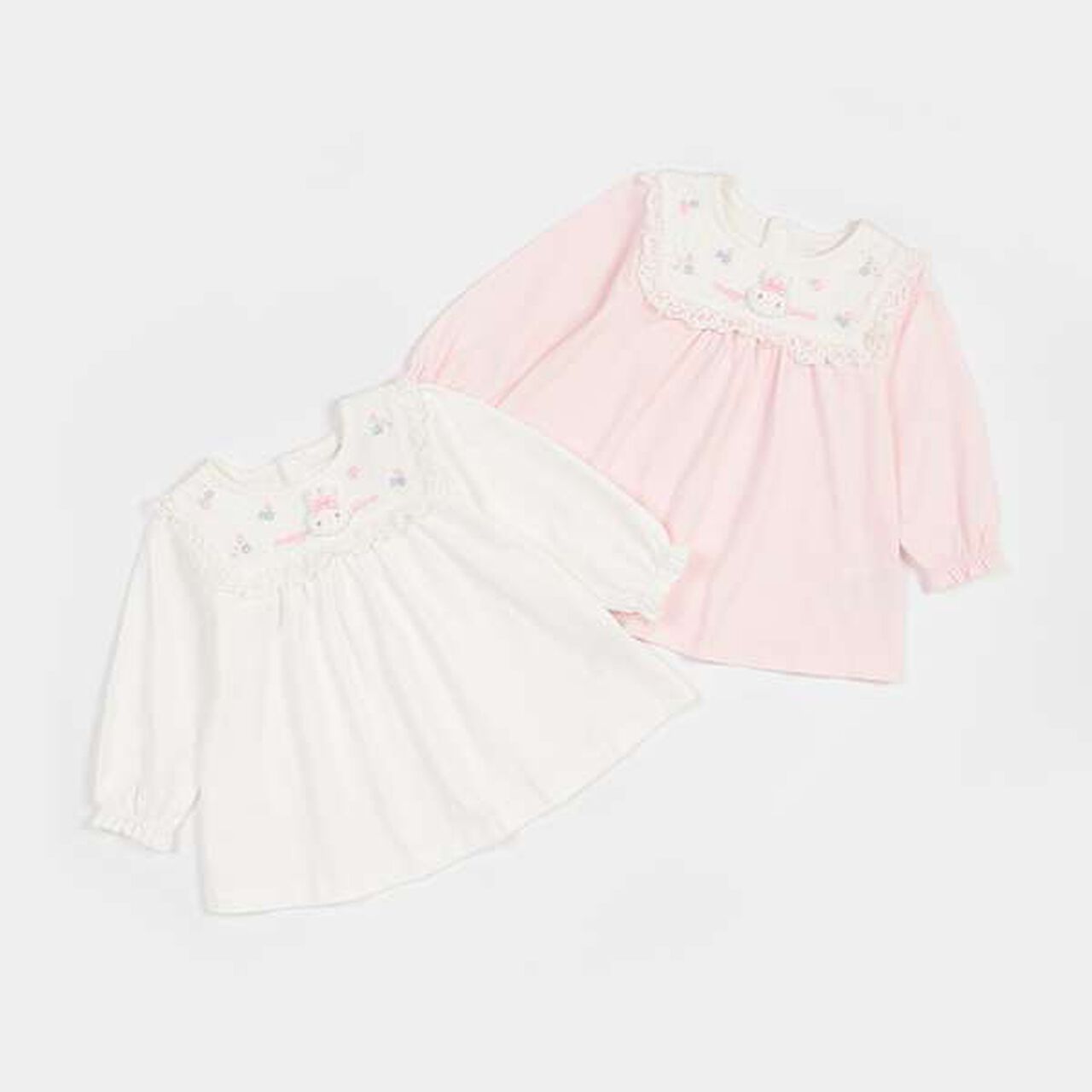 Tunic with Rabbit Mascot,Off white, large image number 6