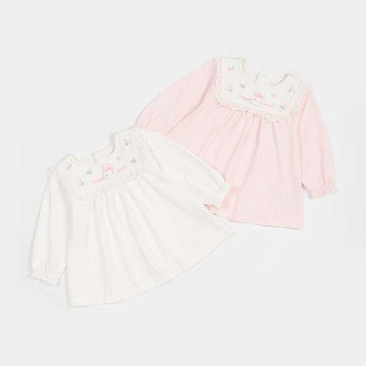 Tunic with Rabbit Mascot,Off white, medium image number 6