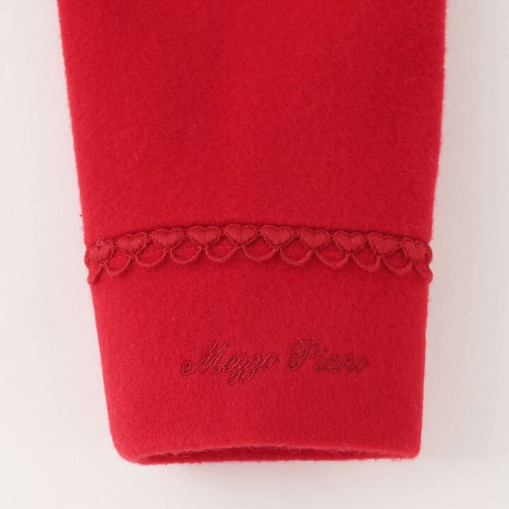 Ribbon Color Wool Coat,Sax blue, medium image number 5