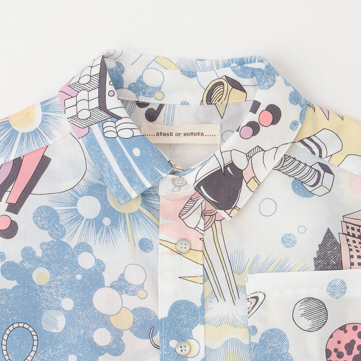 LUKEY S ROBOT Short-Sleeve Shirt,Multi color, medium image number 2