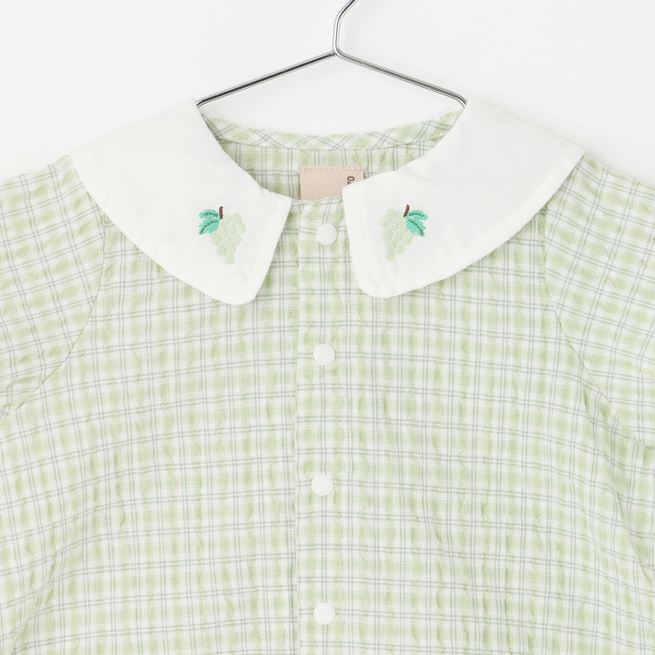 Fruit Collar Romper,Yellow, large image number 7