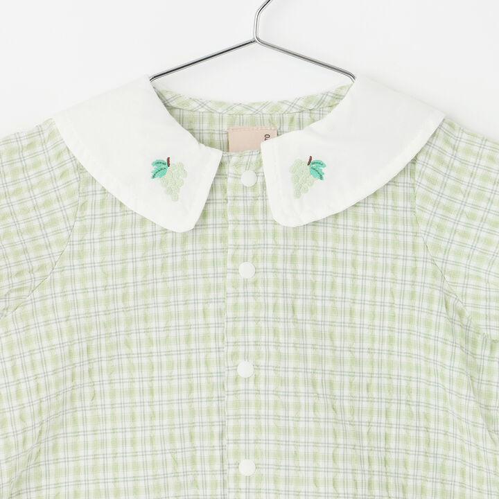 Fruit Collar Romper,Yellow, medium image number 7