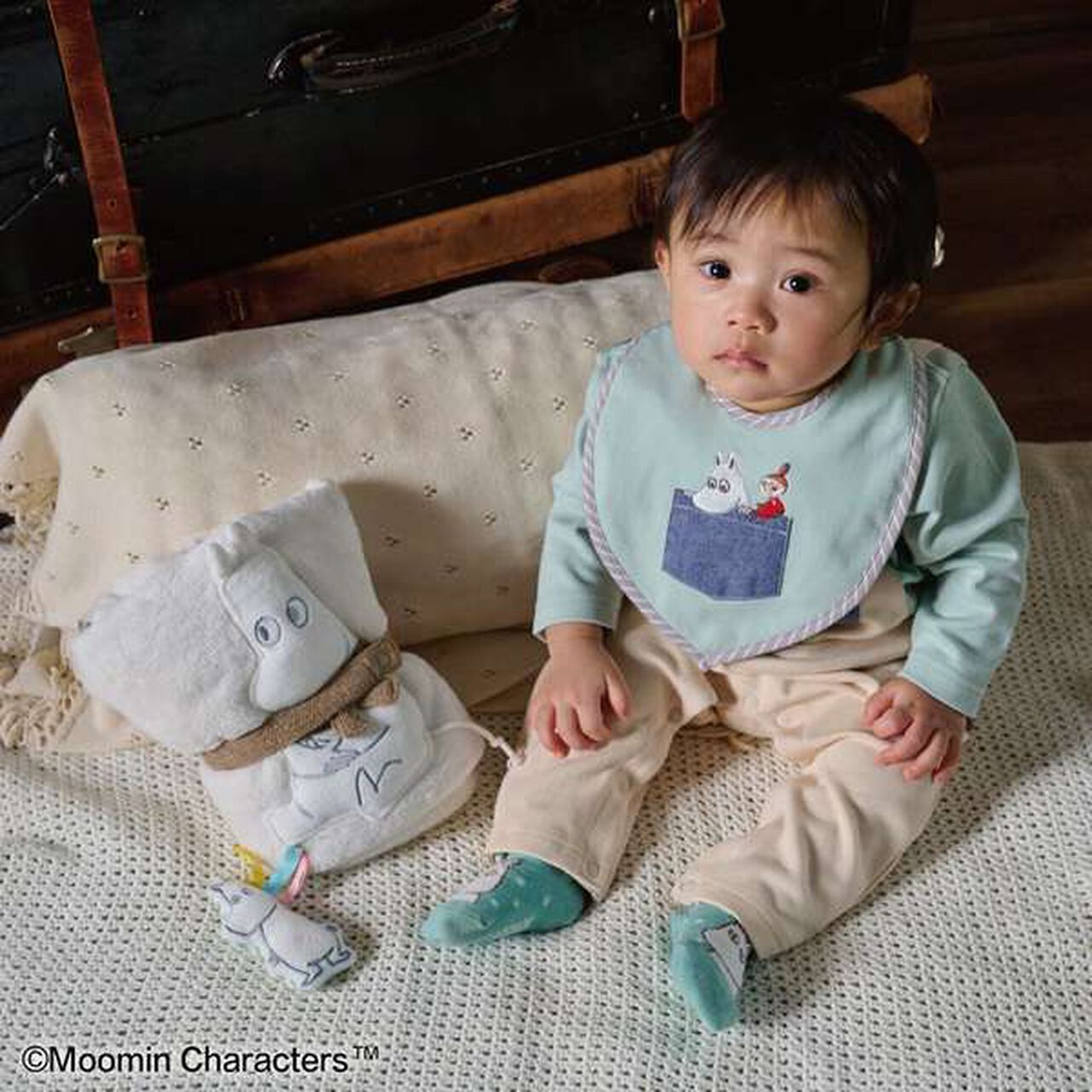 [MOOMIN] Moomin Nyoro Nyoro Rattle,Light green, large image number 13