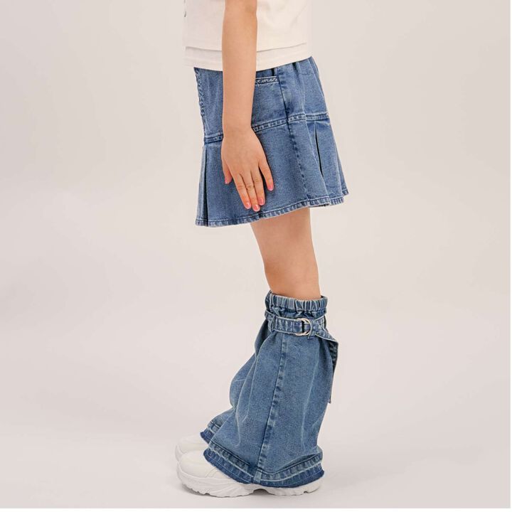 [Cool Touch] Denim Leg Covers,Black, medium image number 2