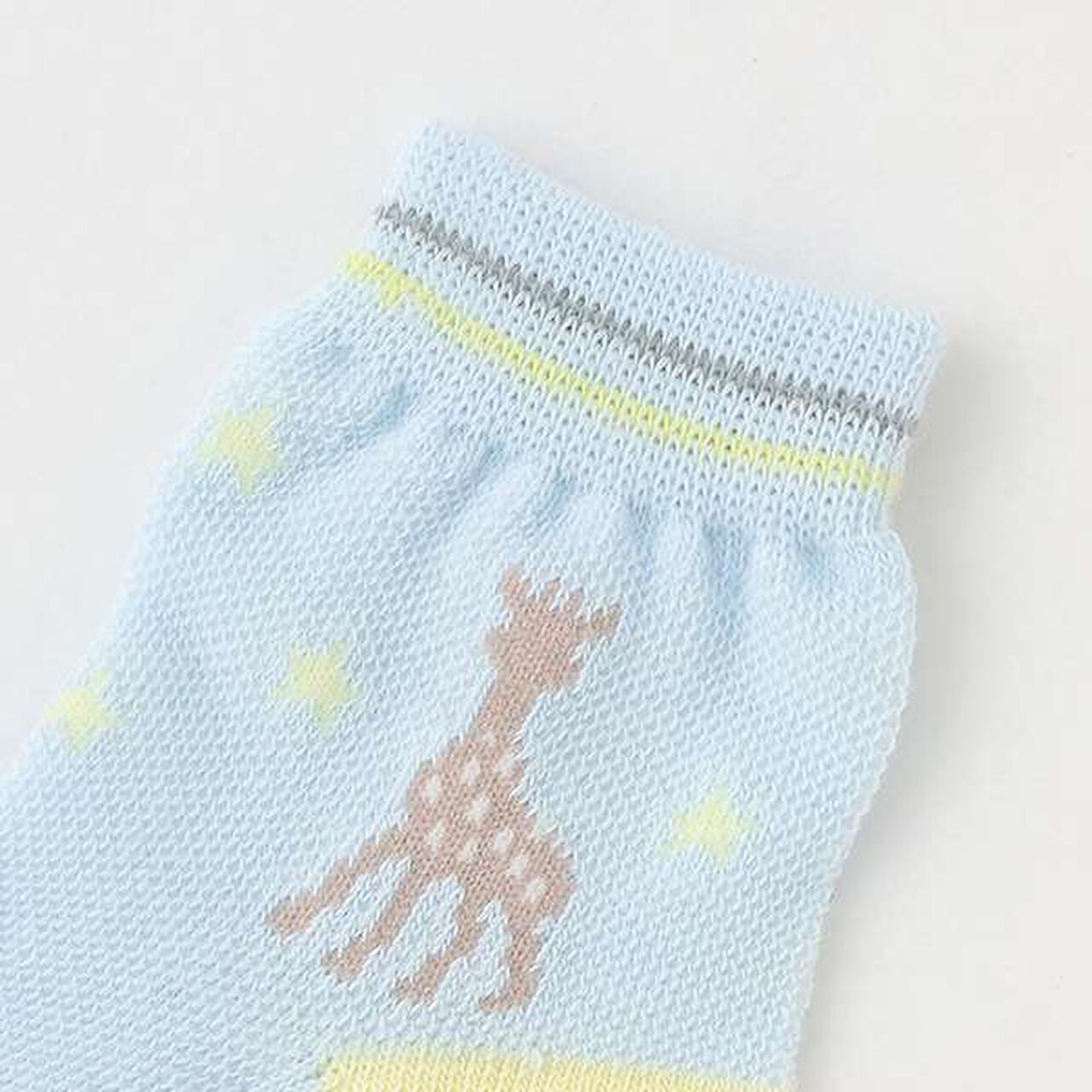 Star Crew Socks,Off white, large image number 1
