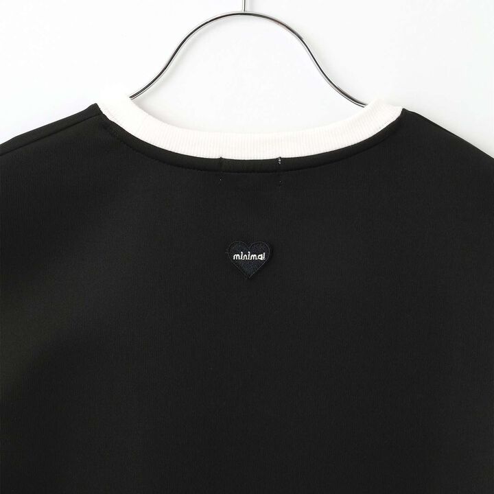 [Anti-Stain Finish] Powerpuff Girls Ponte Logo Crew,Magenta, medium image number 6