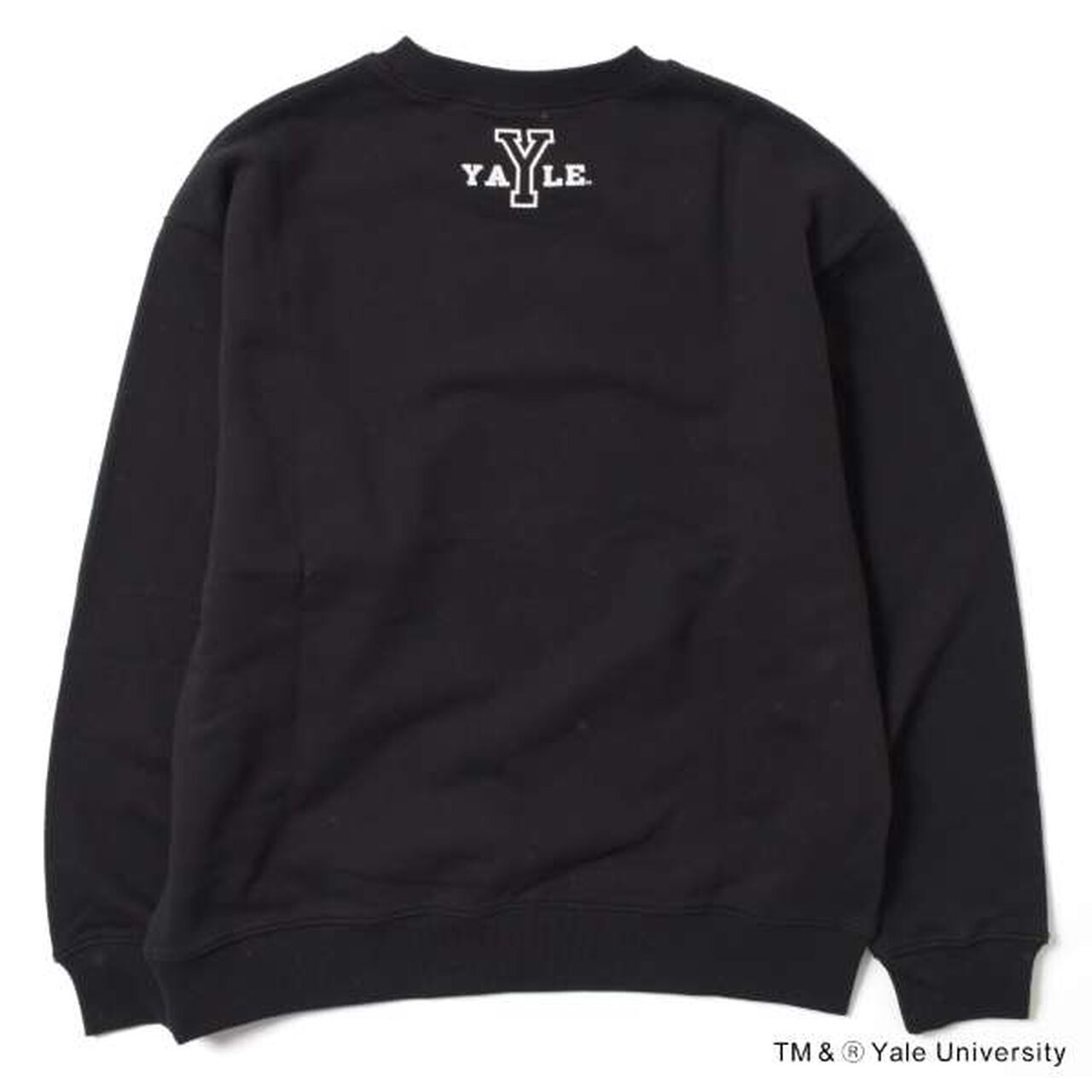 [YALE] Front Football Logo Print Sweatshirt,Navy, large image number 7