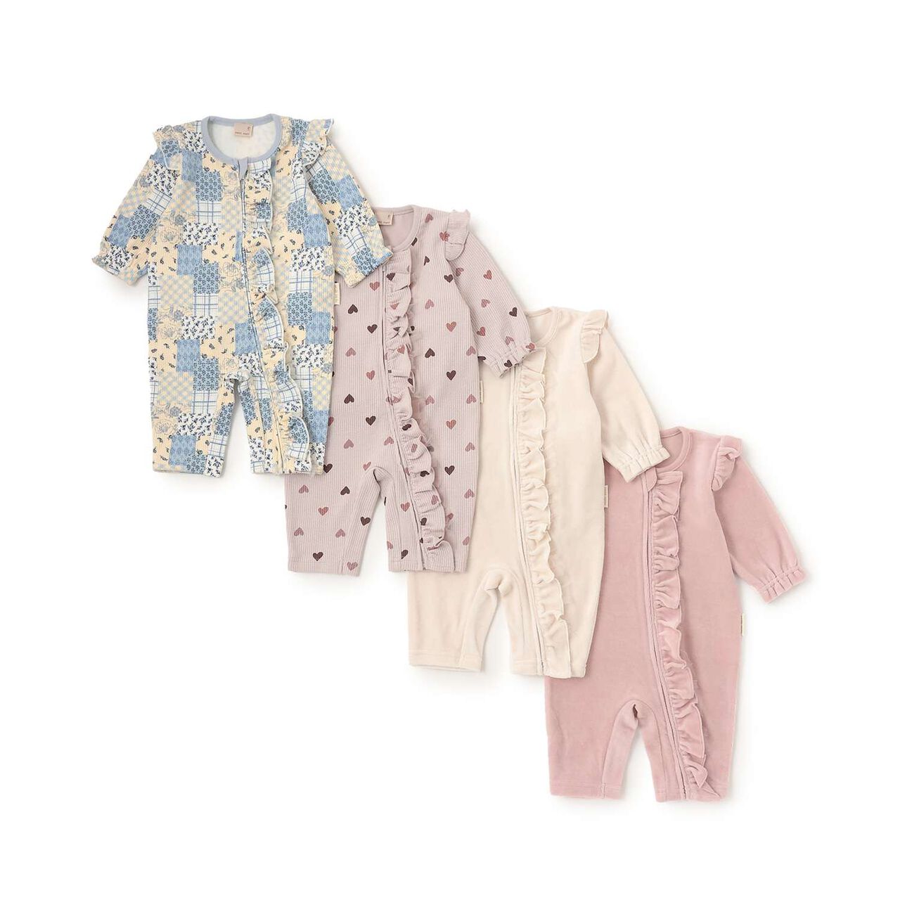 Assorted Frill Coverall,Light pink, large image number 11