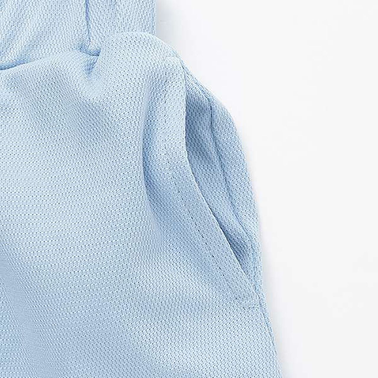 [Quick-Dry] Absorbent Short Parka + Tank Top + Pants 3-Piece Set,Sax blue, large image number 12