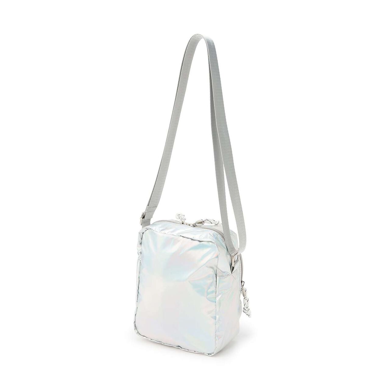 [LTXC] Easy Mesh Pocket Mini Shoulder Bag,Silver, large image number 6
