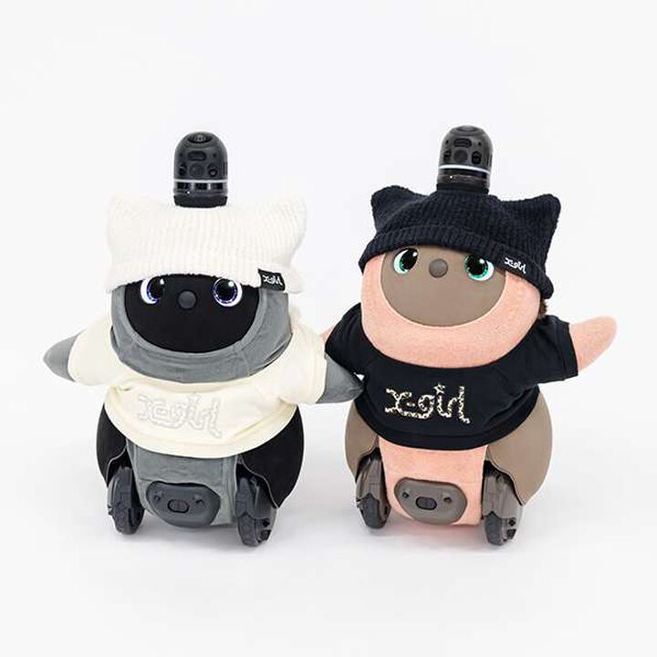 X-girl Stages &times; LOVOT Leopard Puffer Hoodie,Ivory, medium image number 6