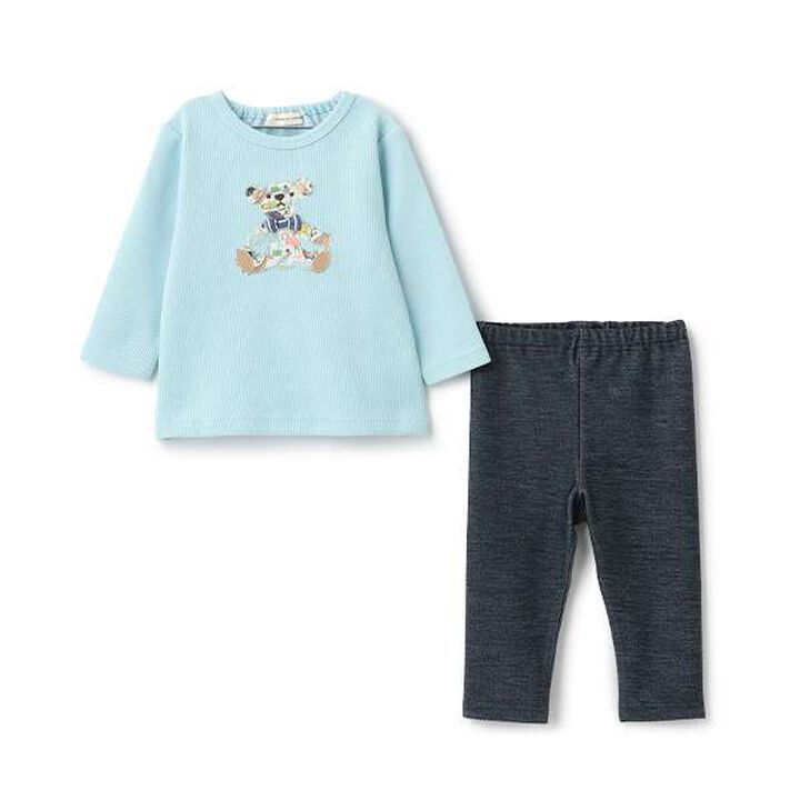 Q for the Zoo Teddy Bear Suit,Light blue, medium image number 0