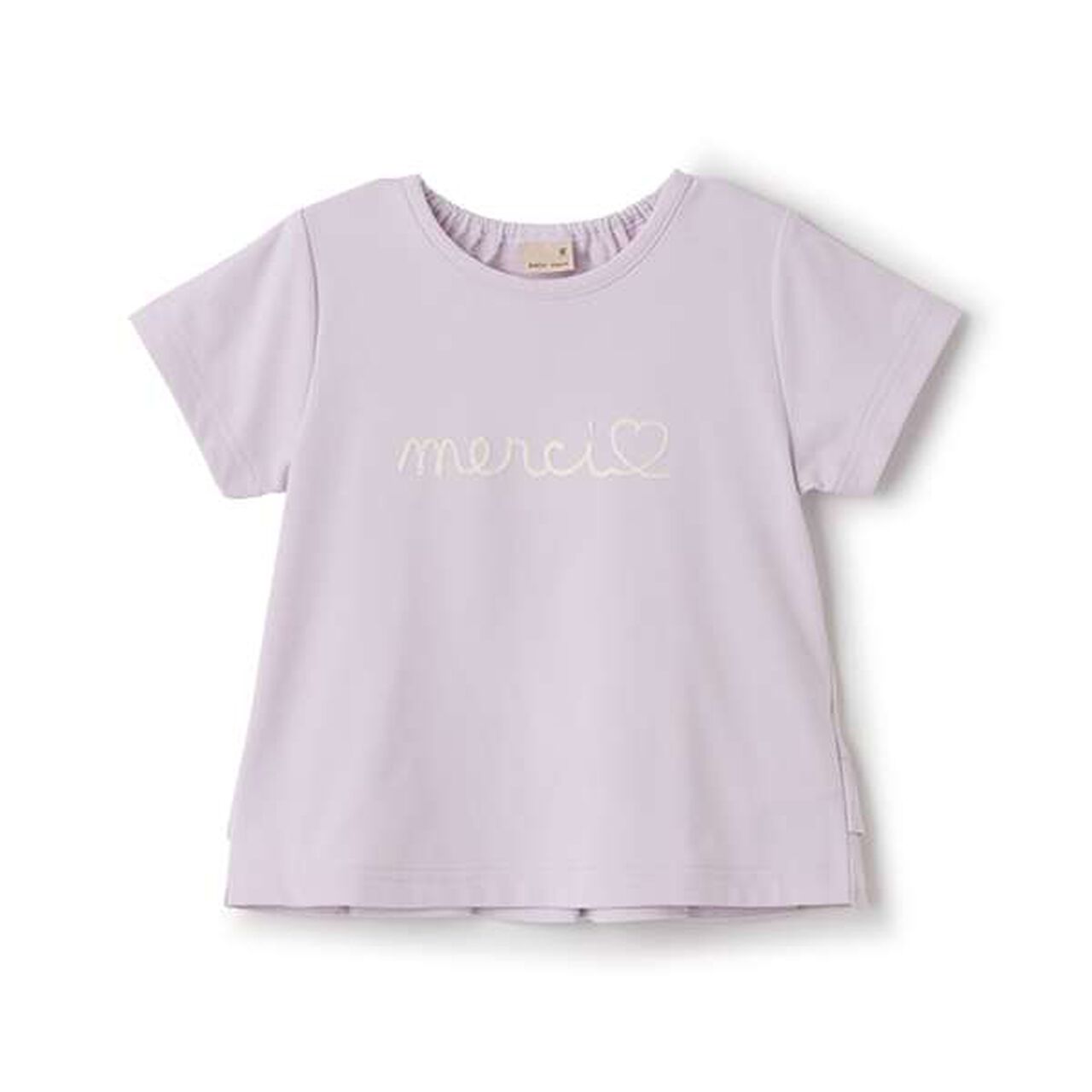 [Amphibious] Logo Embroidery T-Shirt (Kids Size),Lavender, large image number 0