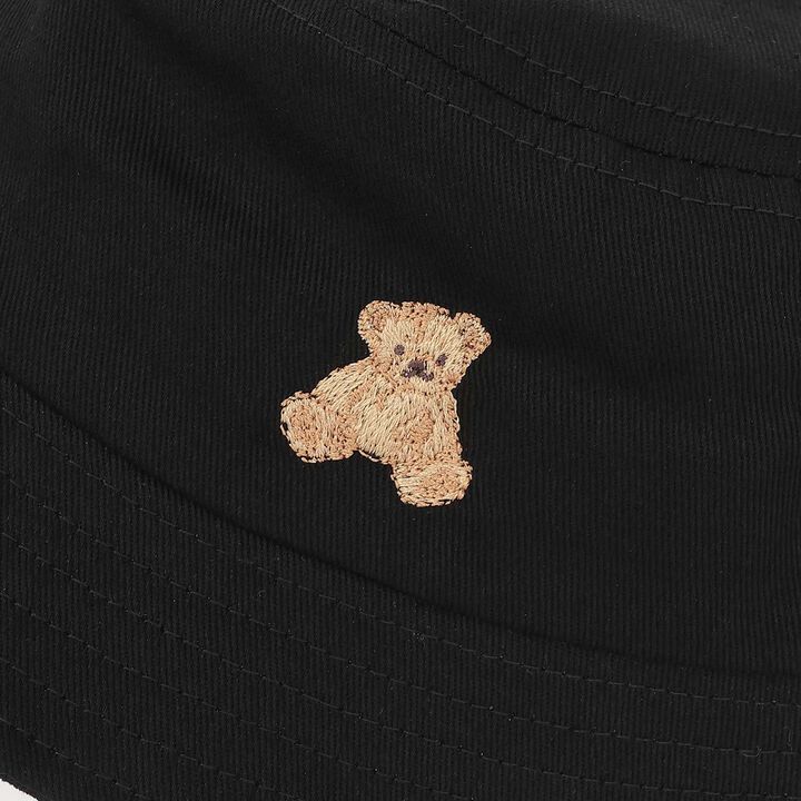 Bear Embroidery Bucket Hat,Off white, medium image number 2