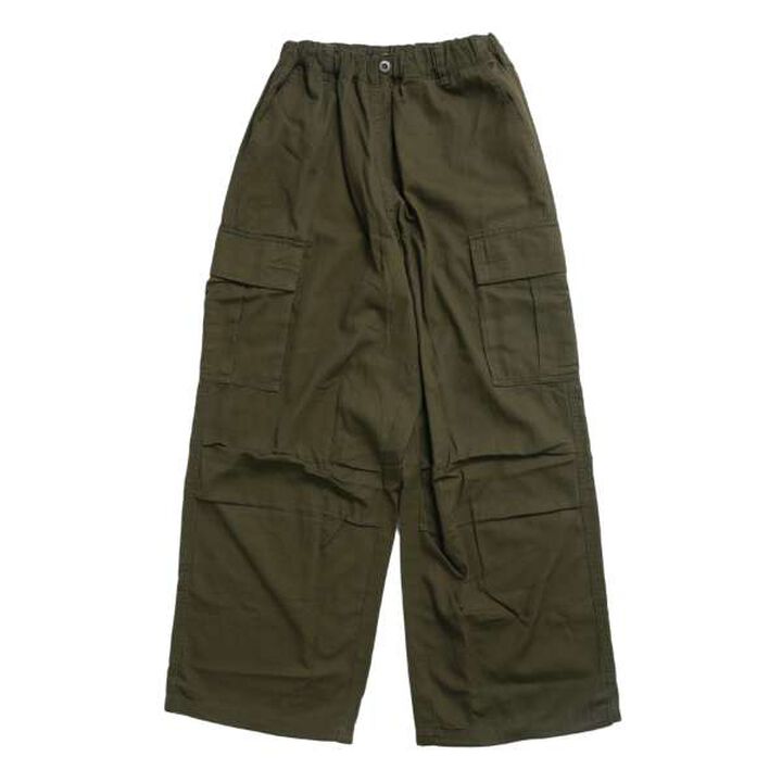 Cotton Twill Parachute Cargo Pants,Navy, medium image number 6