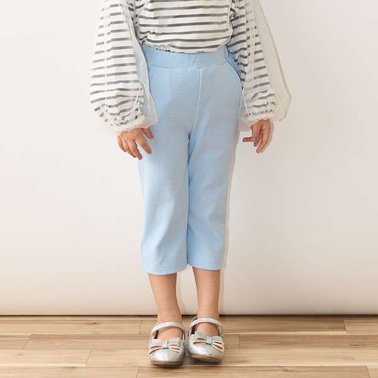 Tomo Pants Back Frill 7/8 Capri Pants,Ivory, large image number 25