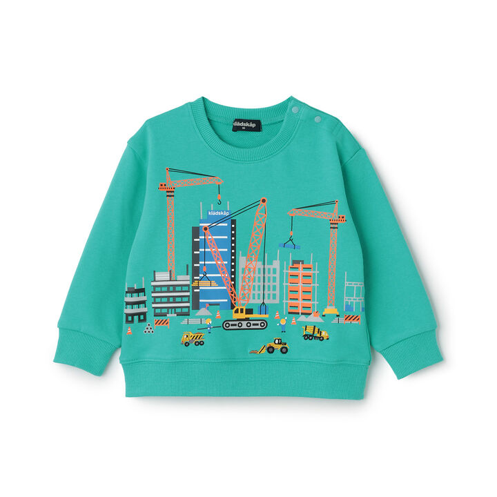 Construction Site Sweatshirt,Emerald green, medium image number 0