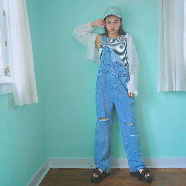 [UV Protection] Sheer Blouson,Sax blue, medium image number 6