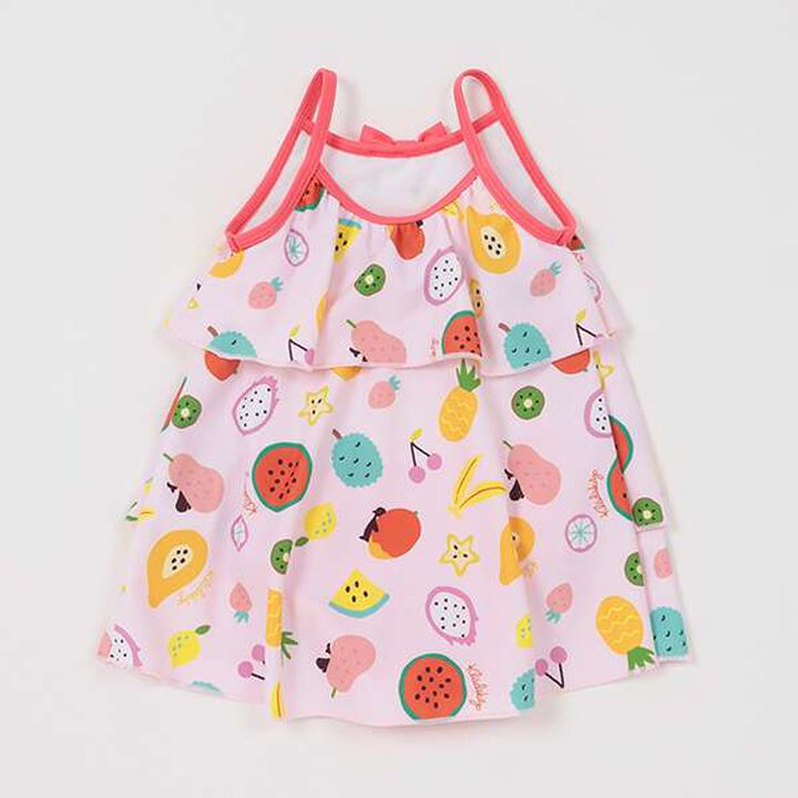 [SWIM] Fruit Pattern One-Piece Swimwear,Pink, medium image number 1