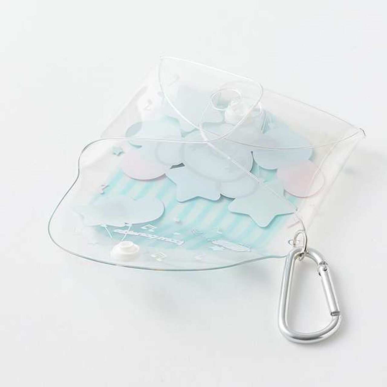 Mint-kun PVC Pouch,Sax blue, large image number 4