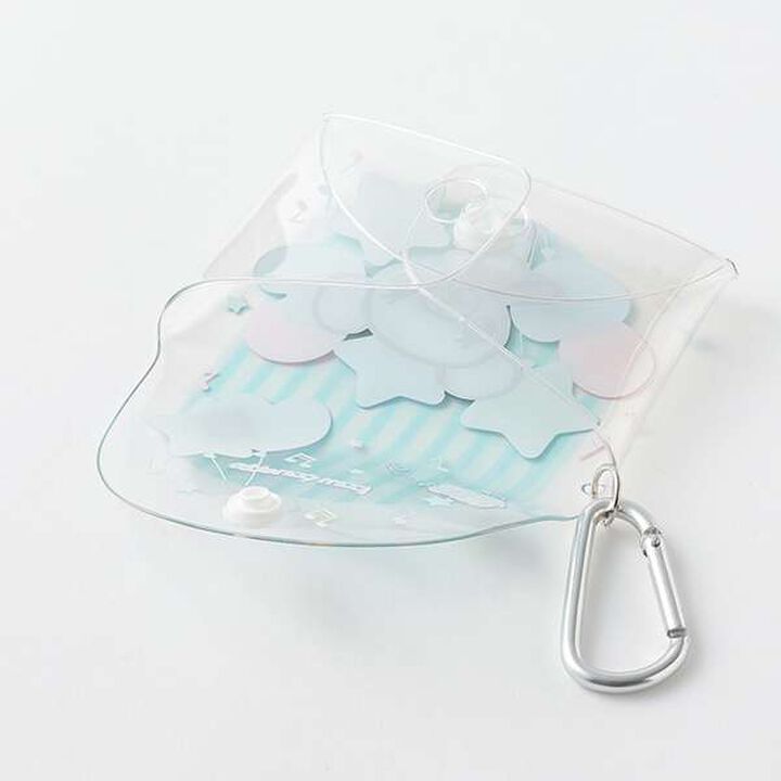 Mint-kun PVC Pouch,Sax blue, medium image number 4