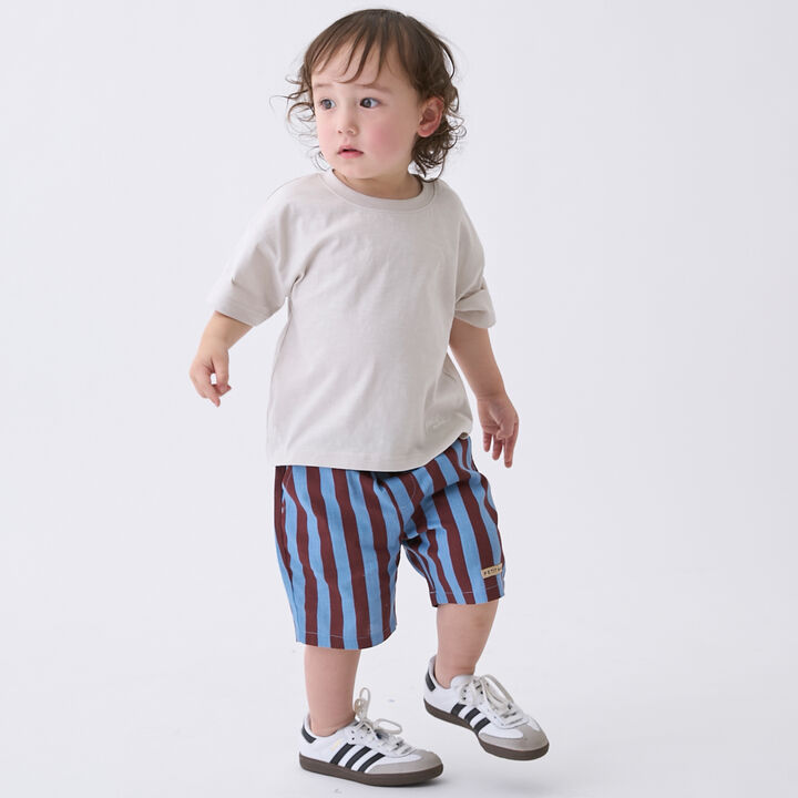 [Cool Touch] Back Appliqu&eacute; Short Sleeve T-Shirt,Beige, medium image number 6