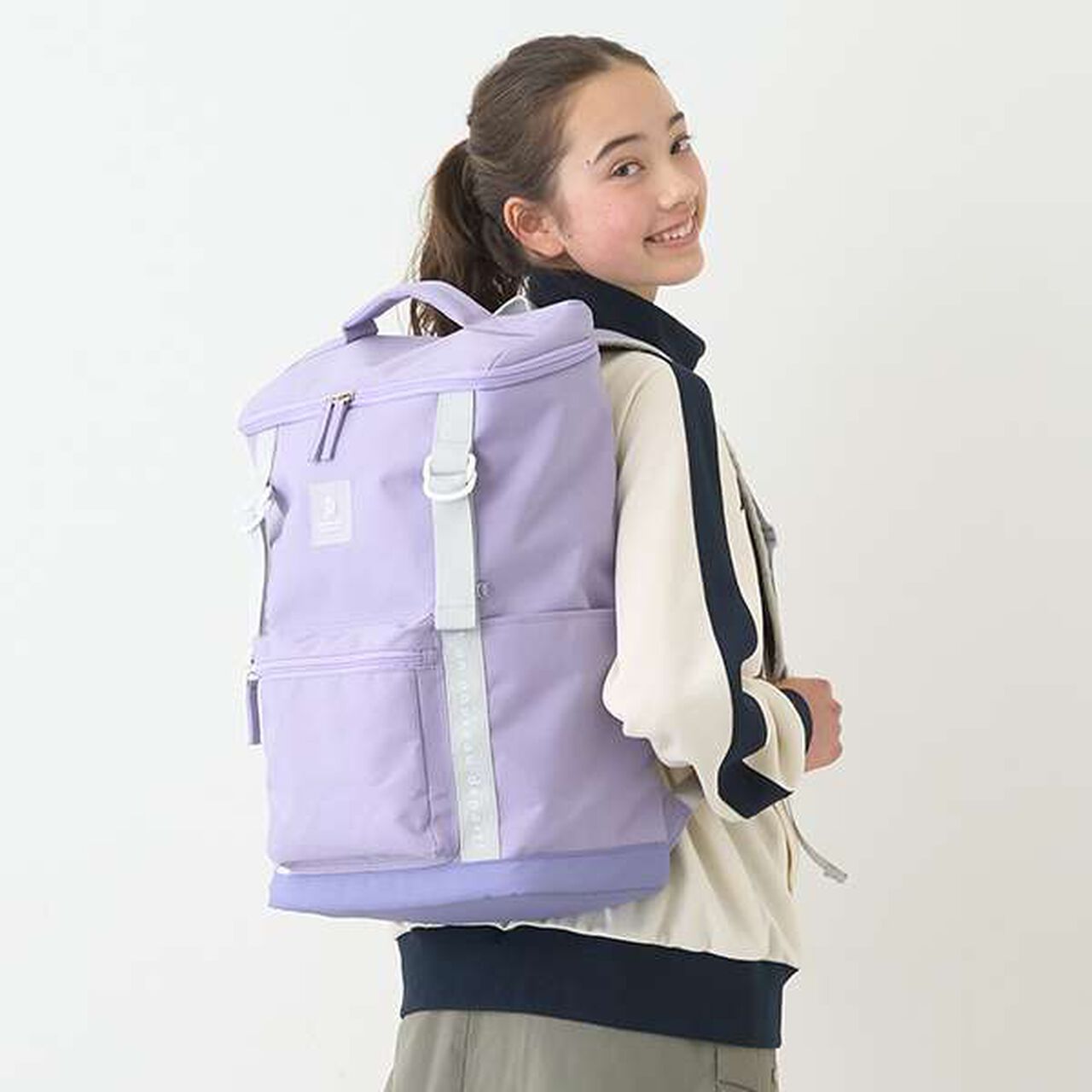 Square School Backpack,Light blue, large image number 28