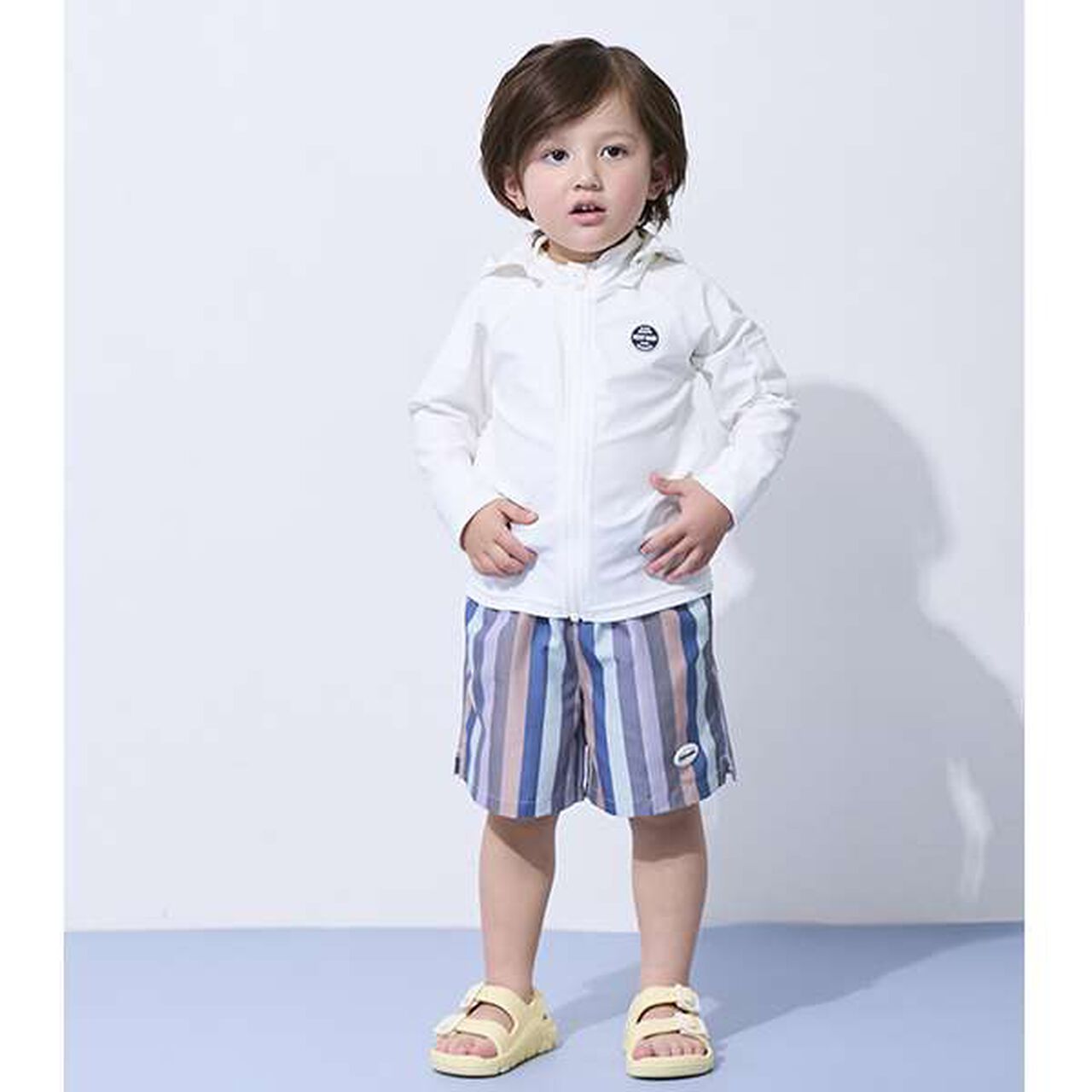 [SWIM] All-Over Pattern Pants,Light beige, large image number 4