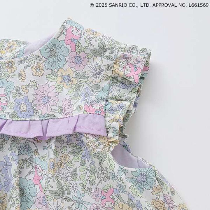 [My Melody] Liberty Baby Suit,Coral red, medium image number 4