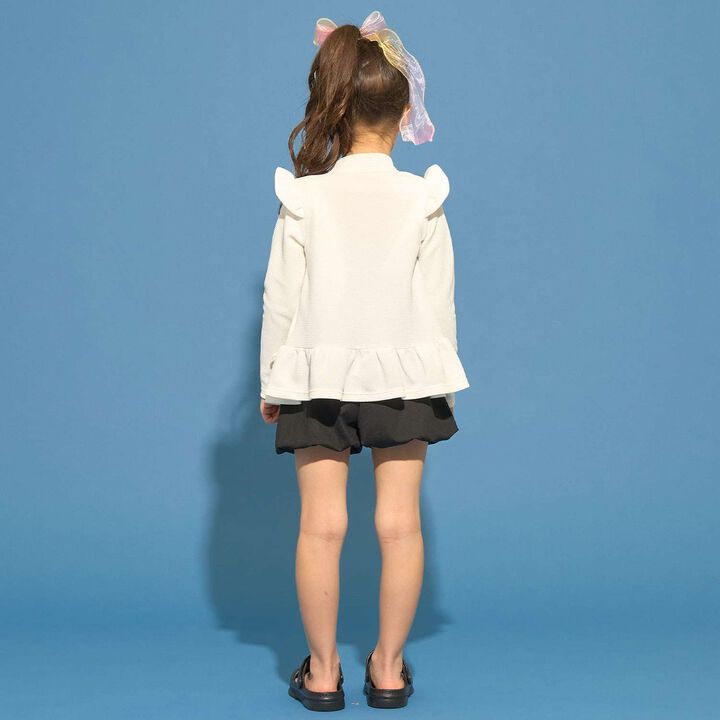 [SWIM] [UV Cut] Hem Frill Full Zip Rash Guard,Lavender, medium image number 13