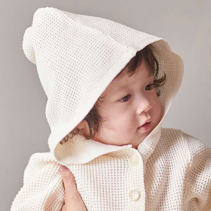 Hooded Cardigan,Light green, medium image number 5