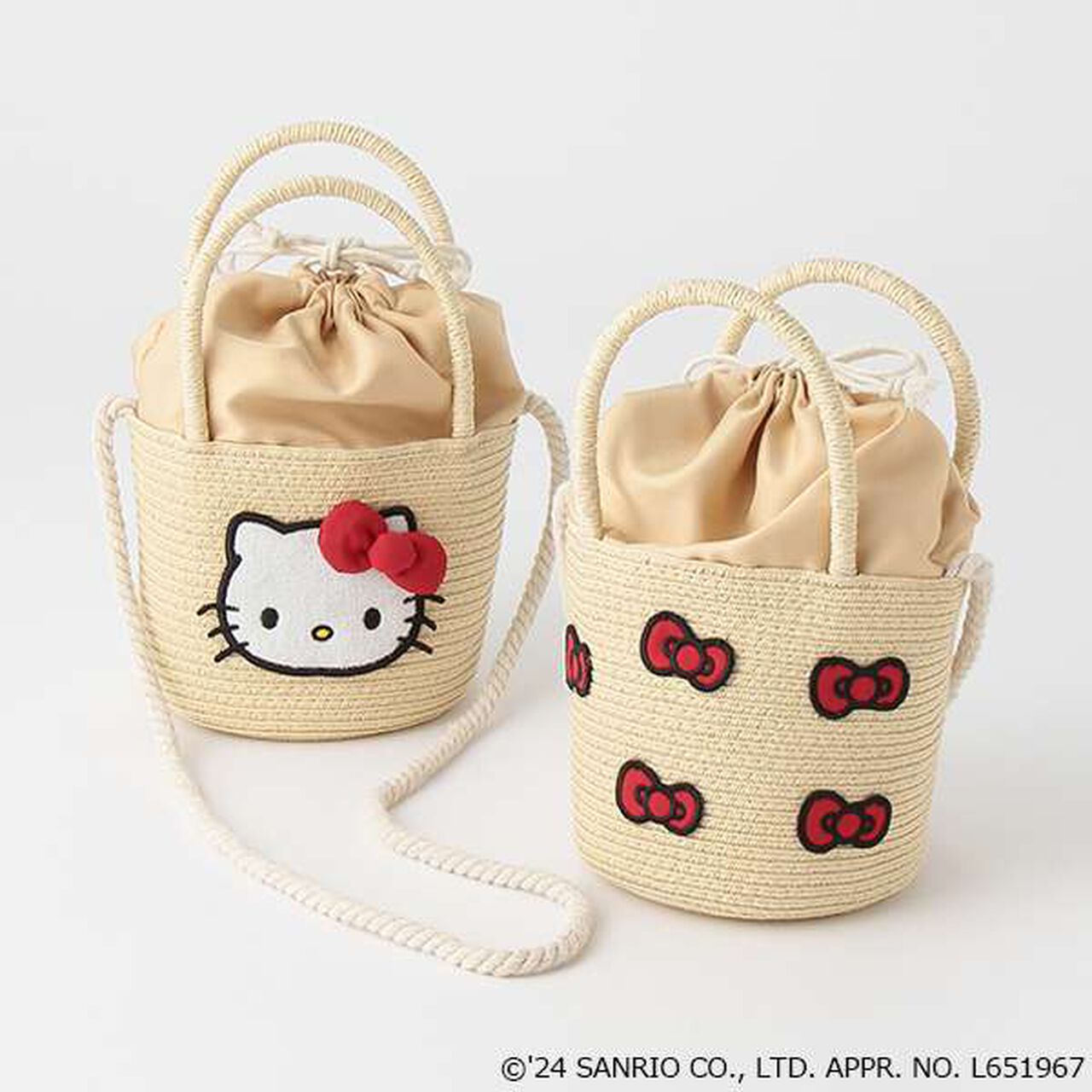 [Sanrio] Kitty 2-Way Pouch,Red, large image number 6