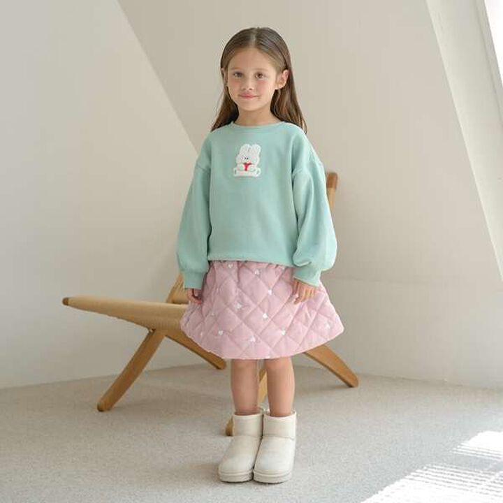 Pilling-Resistant Fleece Sweatshirt,Milky white, medium image number 3