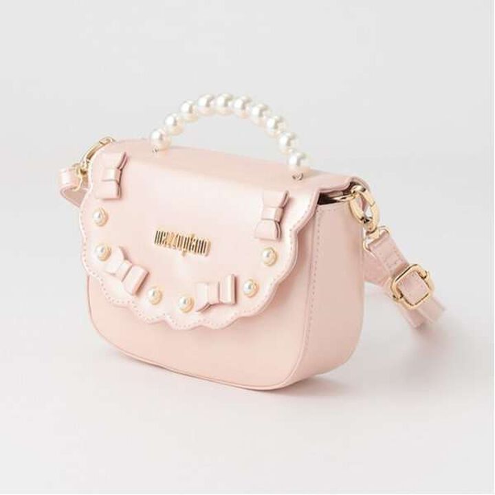 Pearl Handbag,Silver, medium image number 6